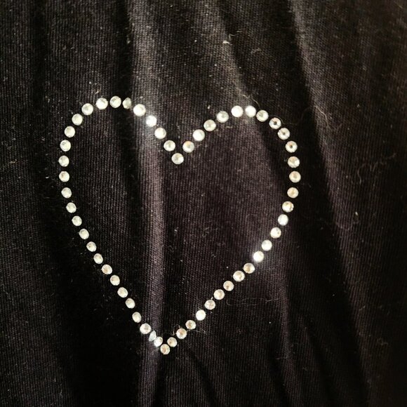 Michael Lauren Hall Heart Crystals Tee - Picture 4 of 5